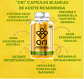 ORI Aceite de Moringa en Cápsulas 🌿 | Energía, Desinflama y Rejuvenecimiento Natural desde Adentro