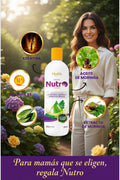 Shampoo Nutro con semillas de Moringa, sábila, pantenol y más...
