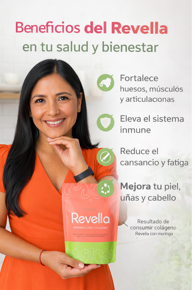 ✨ Revella Bioliffe — Colágeno Hidrolizado Repotenciado para una Piel Joven, Cabello Fuerte y Belleza Natural