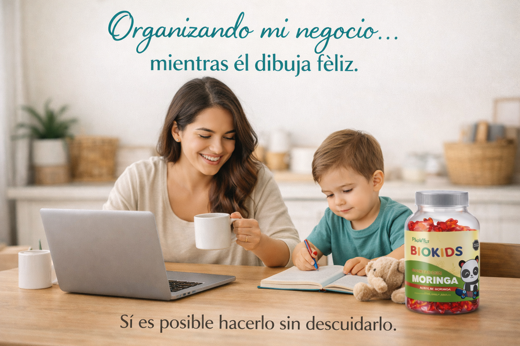 Biokids Gomitas nutritivas con moringa (super alimento)