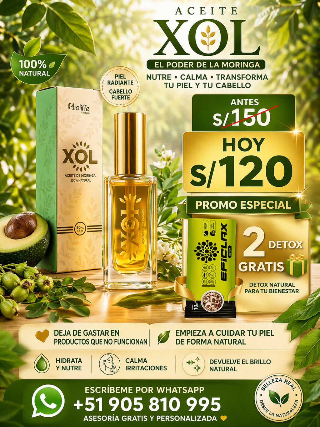 ☘️Aceite XOL Bioliffe | Nutre tu piel, reduce manchas y calma el acné naturalmente☘️